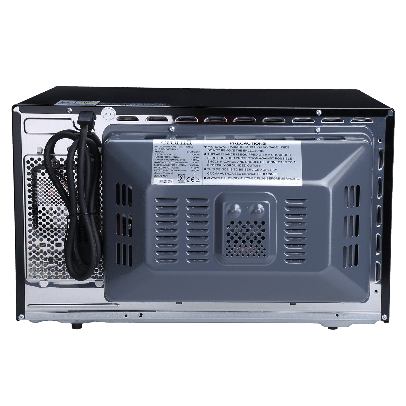 Buy Croma 30L Convection Microwave Oven with LED Display (Black) Online